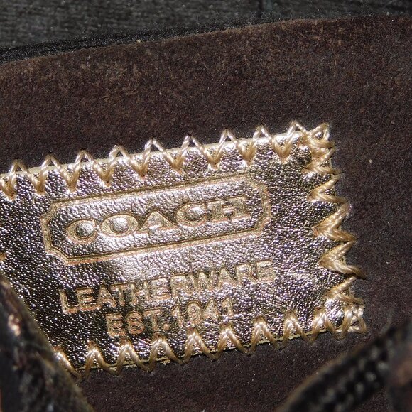 Coach Katelyn Monogram Signature Lace Up Sneakers Size 7.5M - Picture 10 of 11